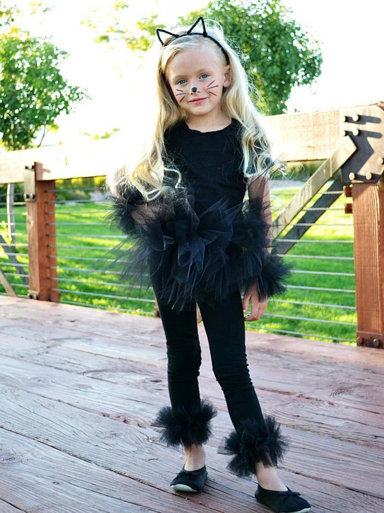 Traditional Black Cat Halloween Costume