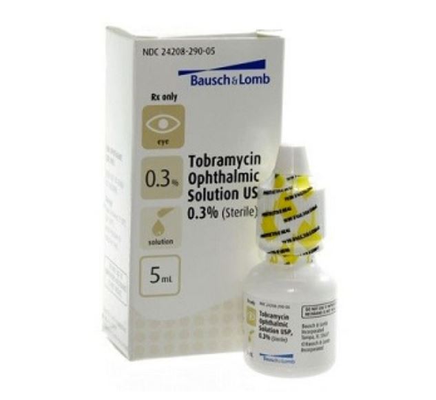 Tobramycin Ophthalmic Solution 0.3% 5mL Bausch &  Lomb ...