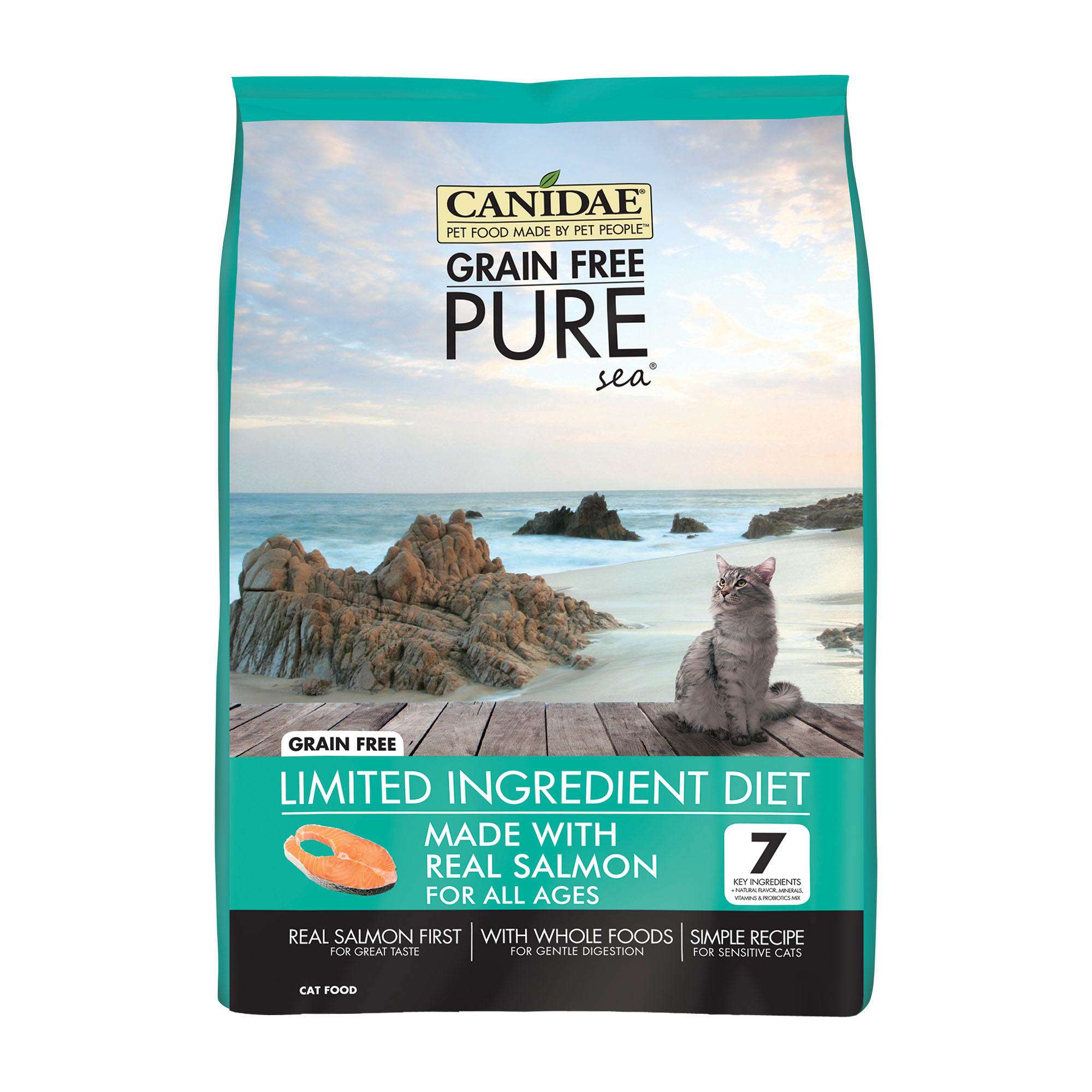 Canidae PURE Grain Free Limited Ingredient Salmon Dry Cat ...