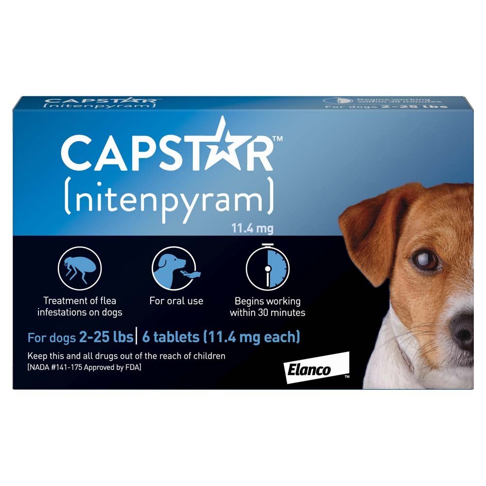Capstar Flea Tablet for Dogs 11.4 mg/2