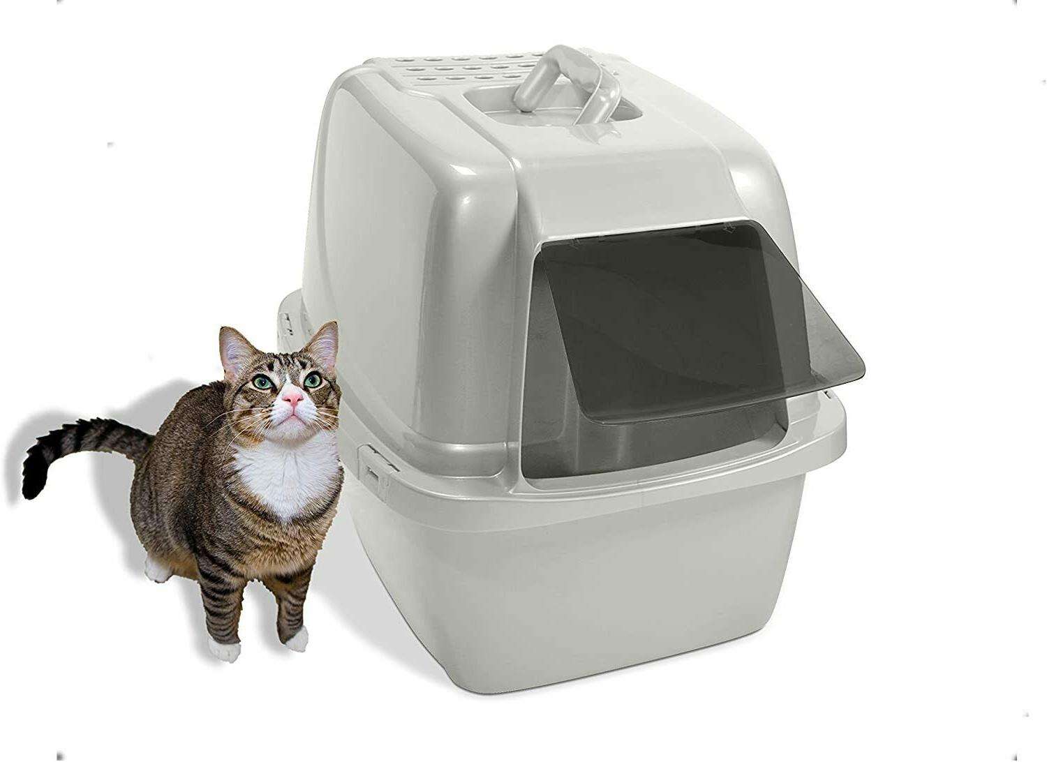 Extra Large Cat Litter Box Enclosed Sifting P
