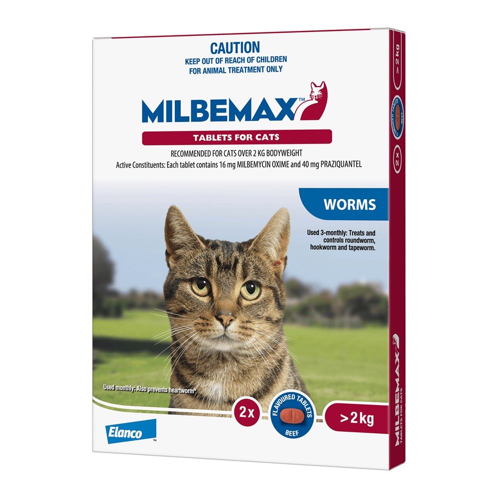 Milbemax Allwormer Over 2kg Cat Treatment