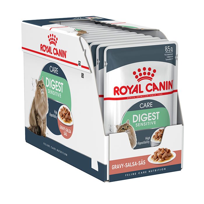 NEW Royal Canin Digest Sensitive Cat Food in Gravy 85g x12 ...