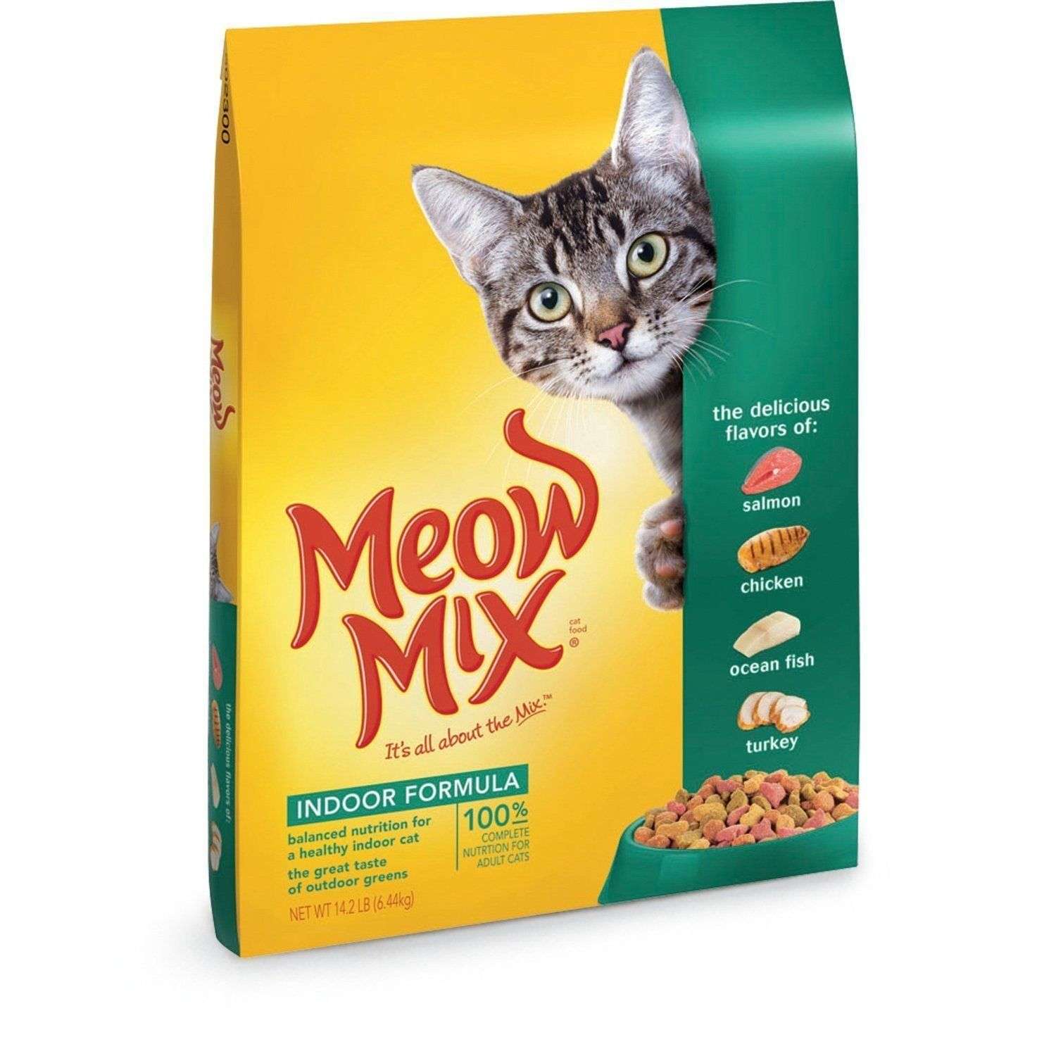 The Meow Mix Indoor Formula Dry Cat Food, 14.2