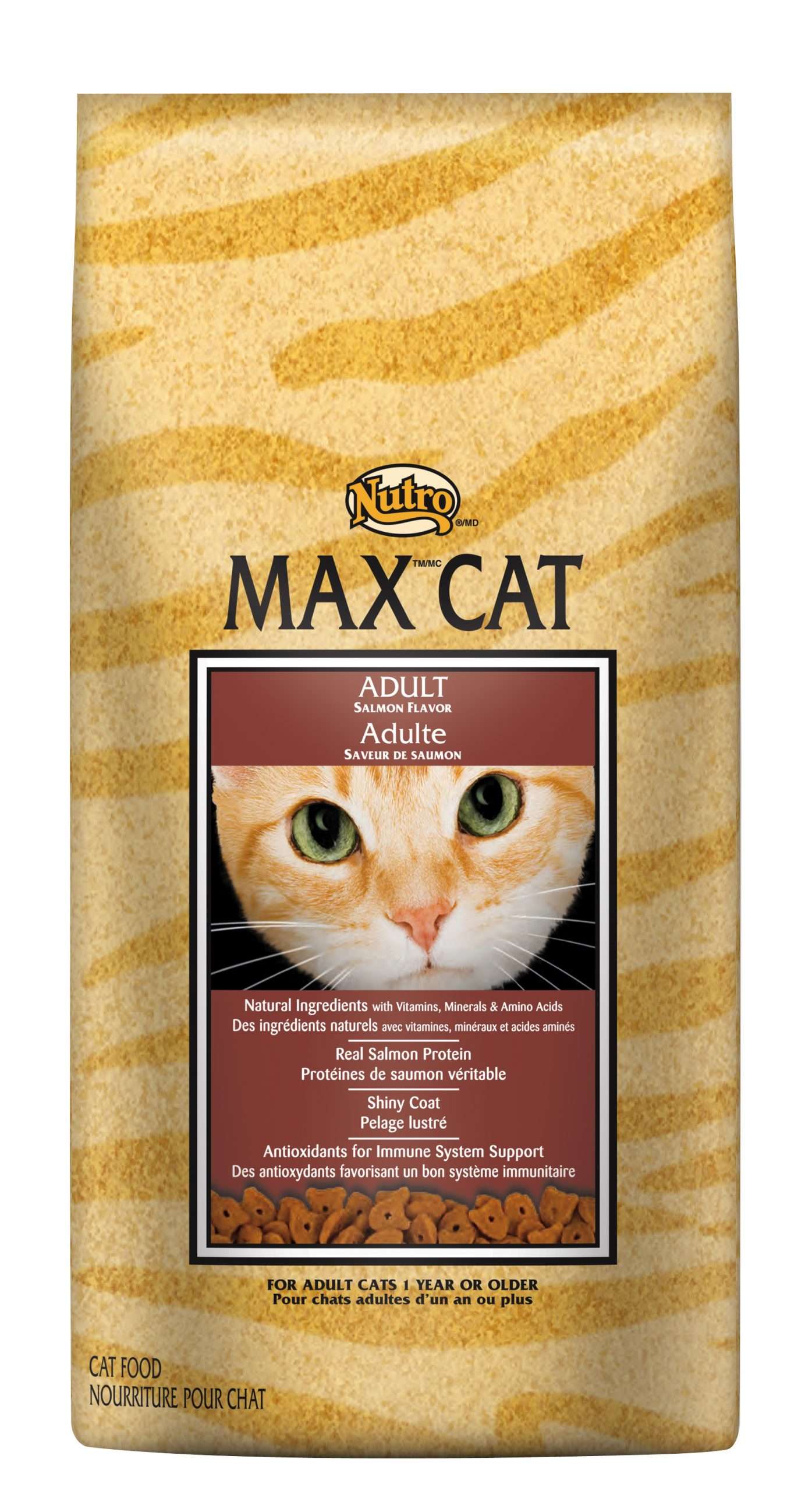 Nutro Max Cat Adult with Salmon Flavor Dry Cat Food, 16 lb ...