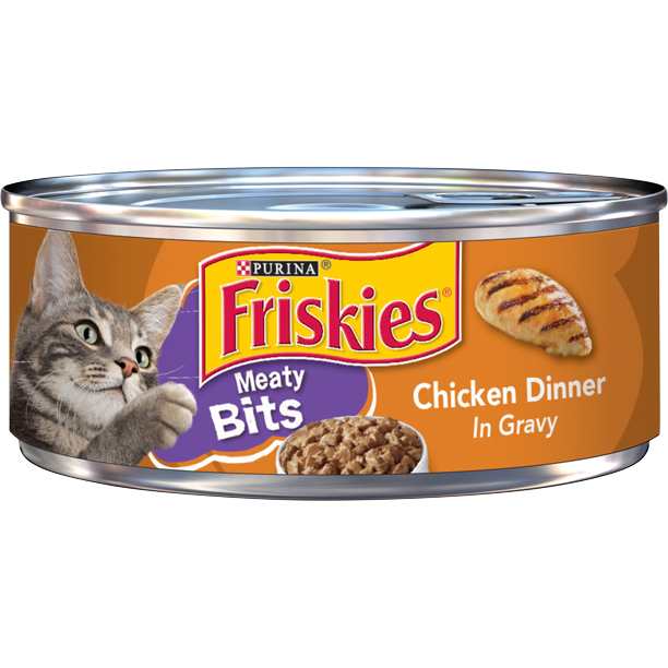 Purina Friskies Gravy Wet Cat Food, Meaty Bits Chicken ...