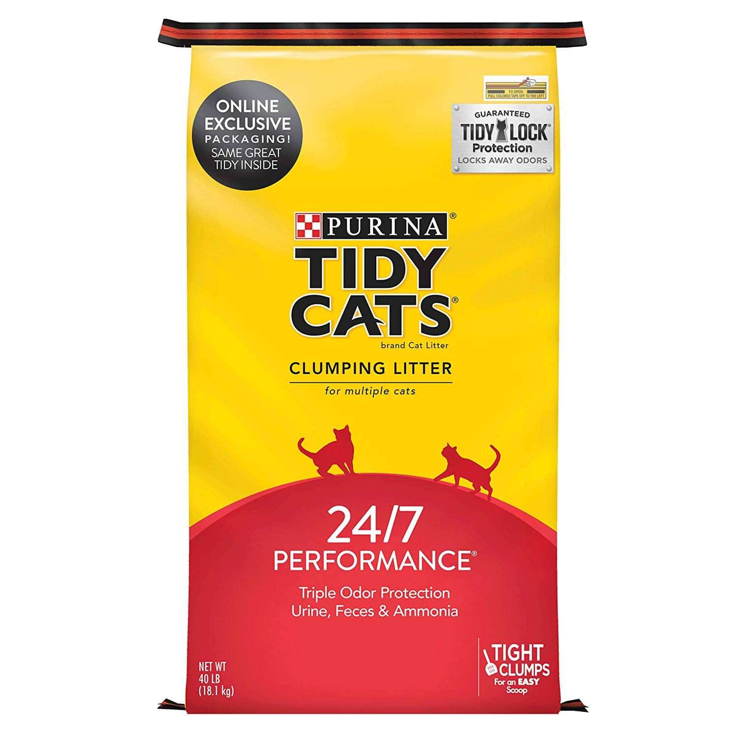 Purina Tidy Cats 24/7 Performance Clumping Cat Litter 40 ...