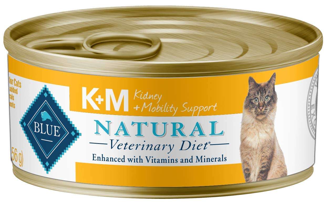 Blue Buffalo Natural Veterinary Diet K+M Kidney + Mobility ...