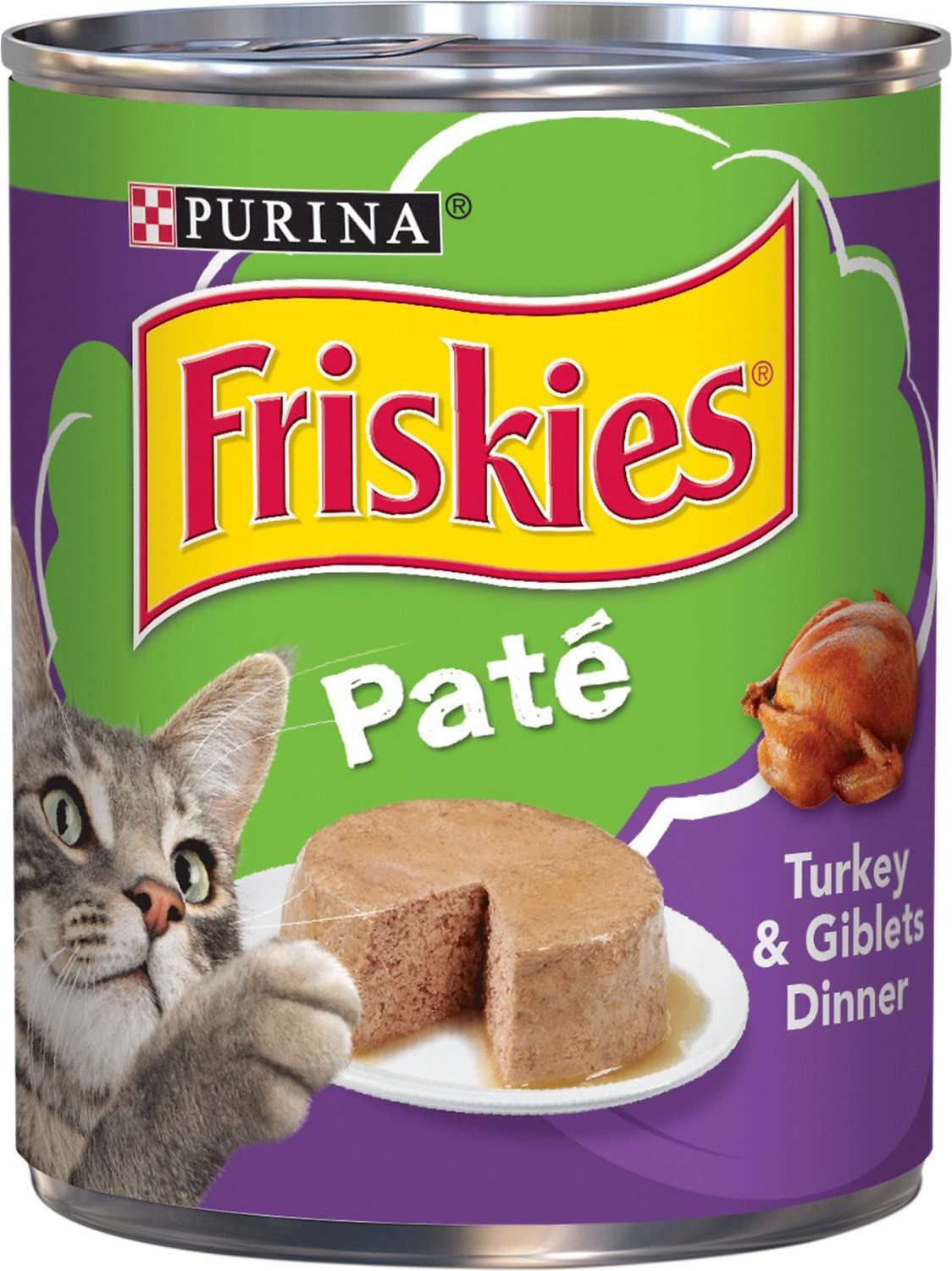 Friskies Classic Pate Turkey &  Giblets Dinner Canned Cat ...