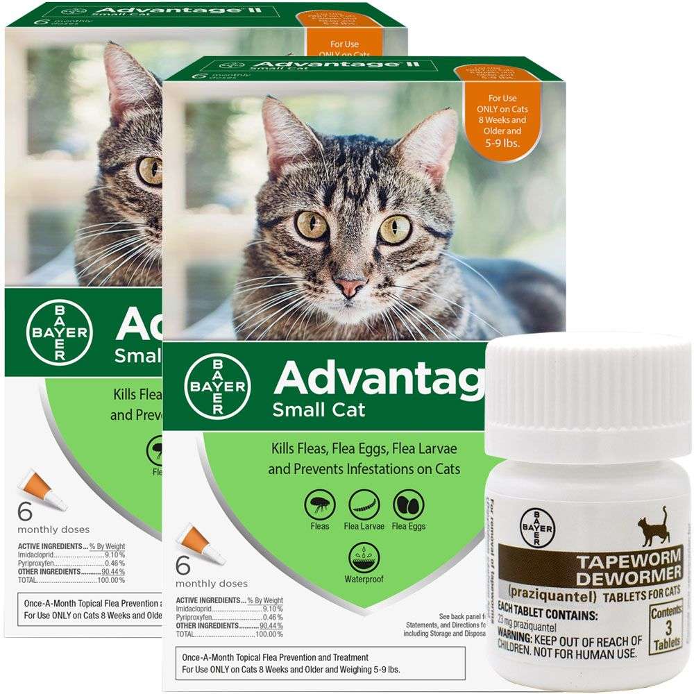 12 MONTH Advantage II Flea Control for Small Cats (5