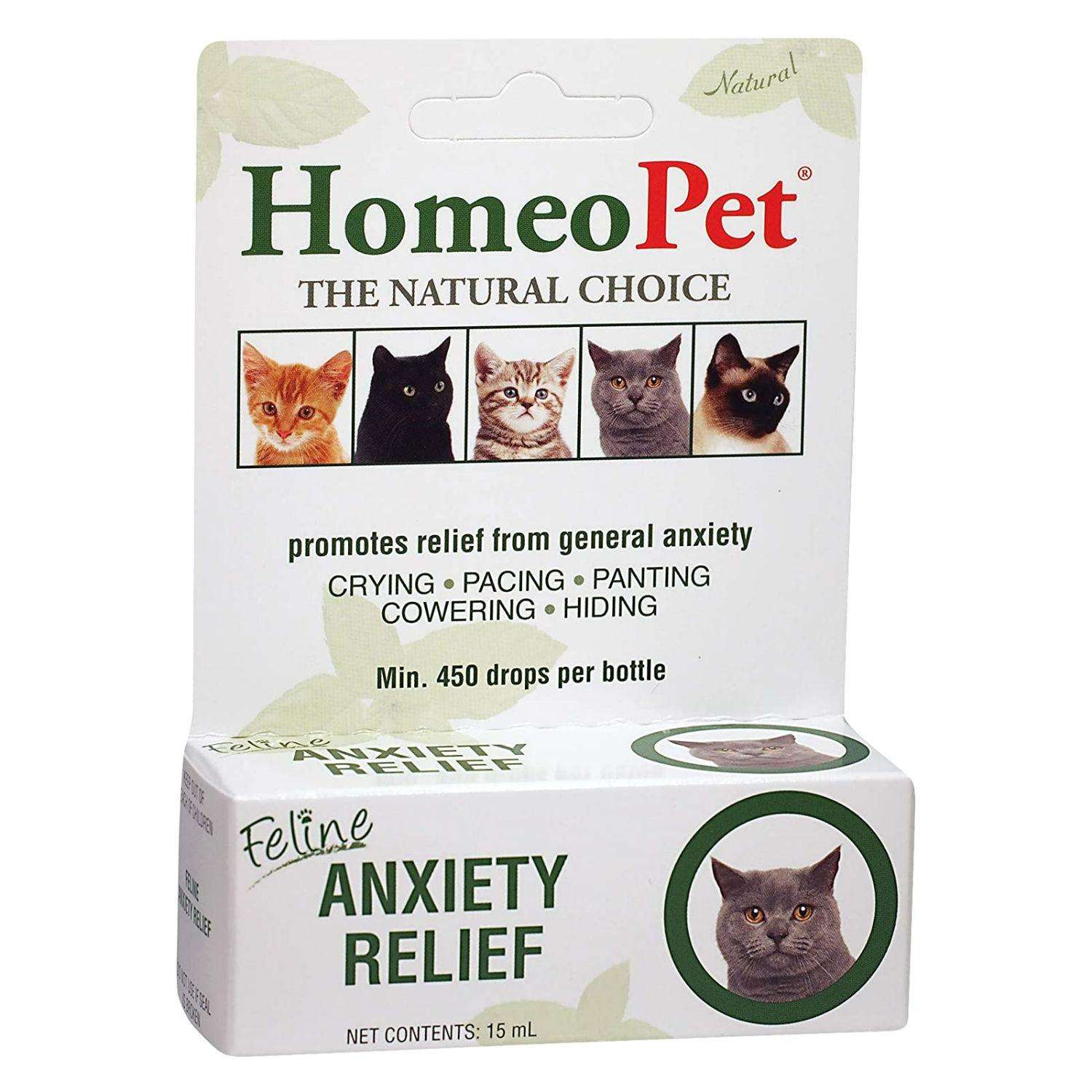 HomeoPet Feline Anxiety Relief Cat Supplement