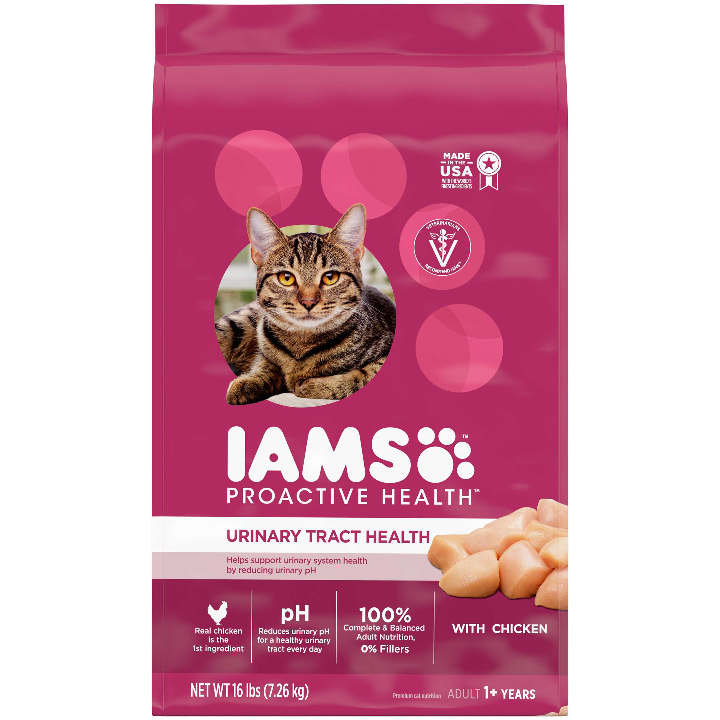 IAMS PROACTIVE HEALTH Adult Urinary Tract Health Dry Cat Food with ...