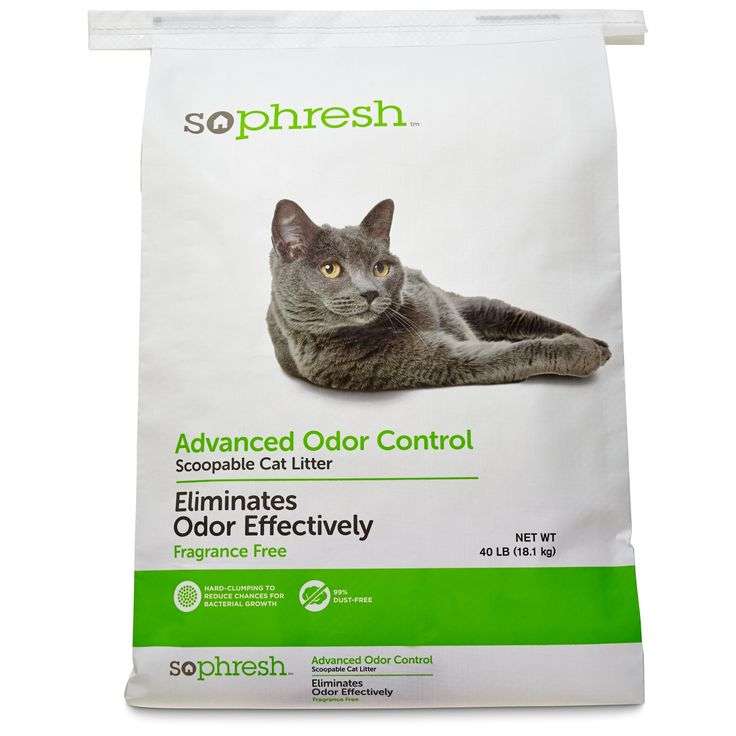 So Phresh Advanced Odor Control Scoopable Cat Litter, 40 lbs
