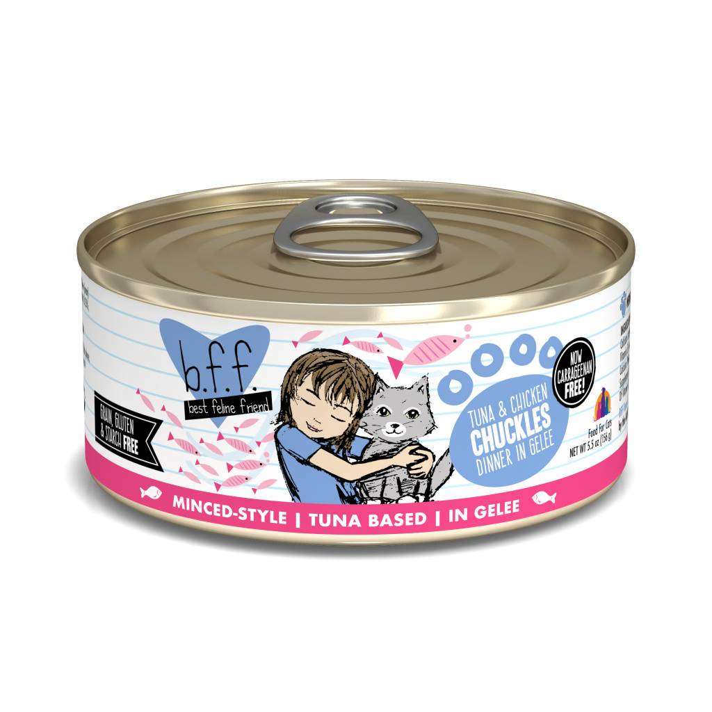 Weruva BFF Tuna &  Chicken Chuckles Canned Cat Food Case
