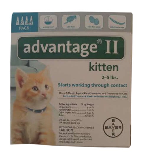 Advantage II Flea Treatment for Kittens 2