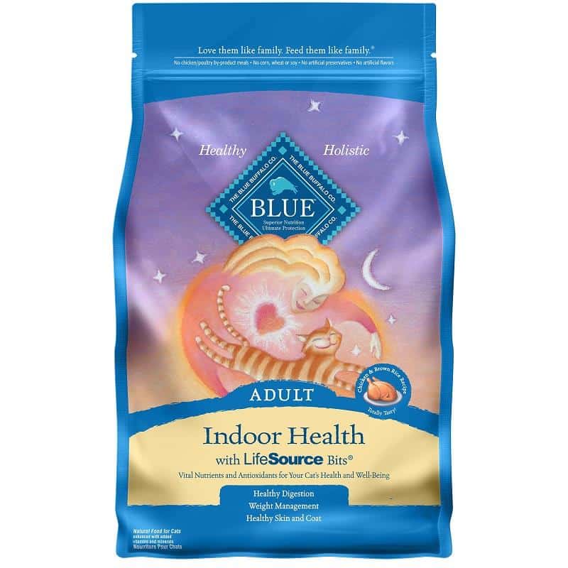 Blue Buffalo Indoor Health Chicken and Brown Rice Adult Cat Food
