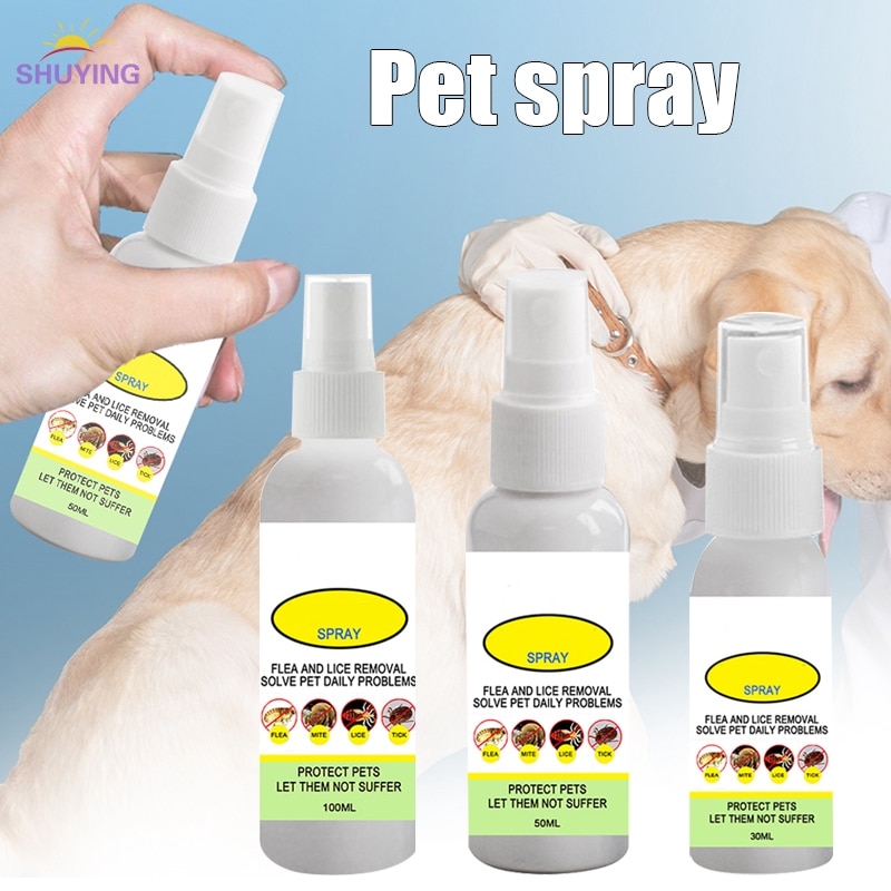 Cat Flea and Tick Control Spray for Cat Dogs Safe to Use 30ml/50ml ...