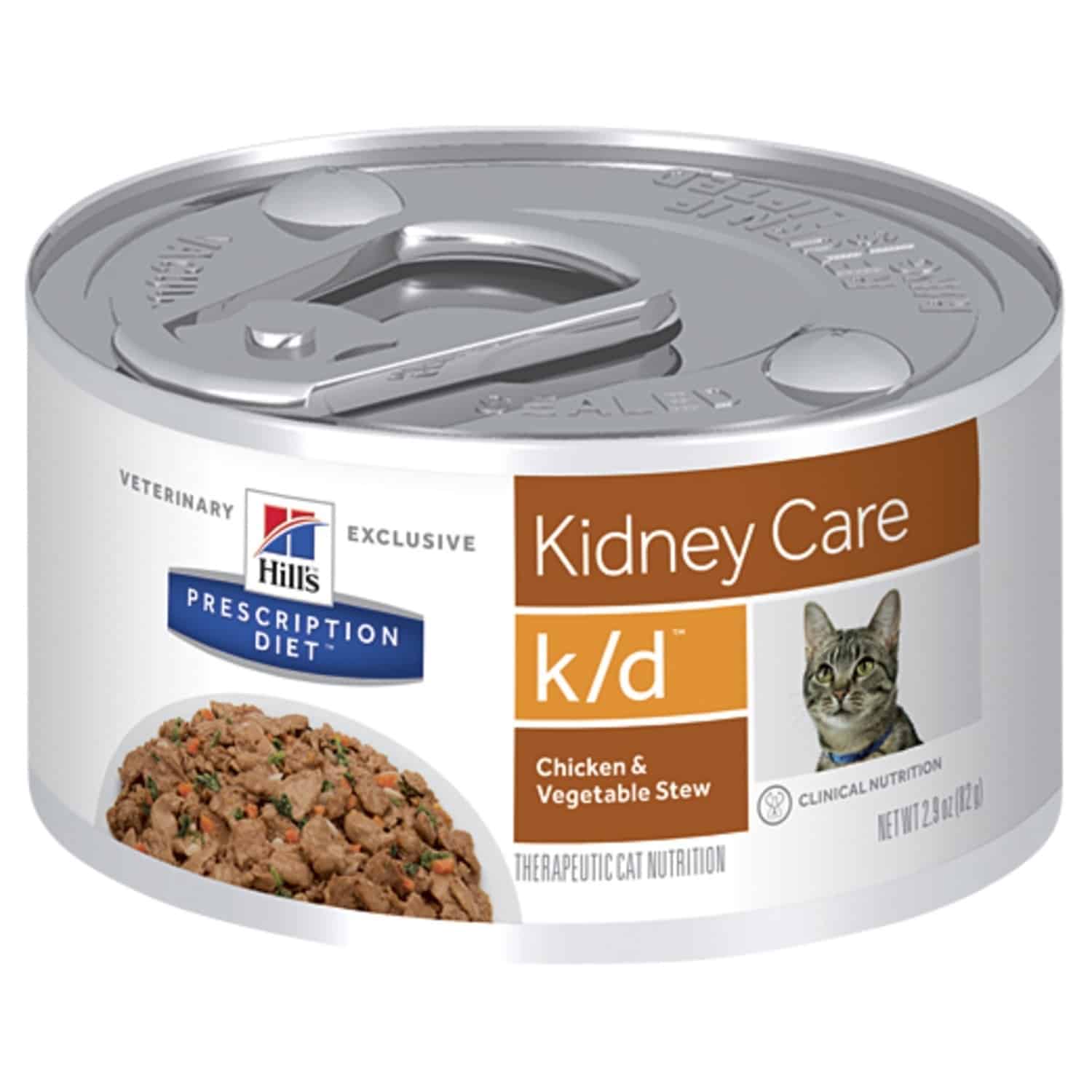 Hills Prescription Diet FELINE K/D Renal Health with Chicken Wet Cat Food