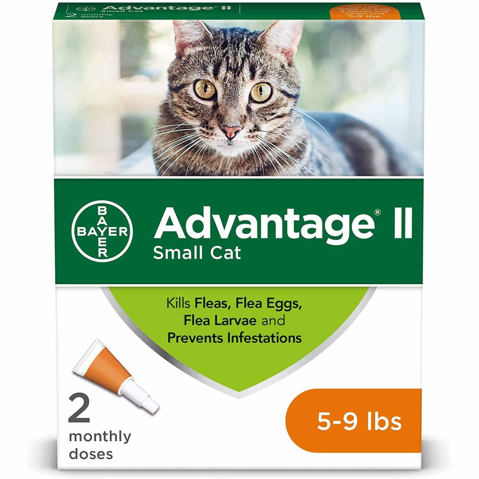 K9 Advantage Tick &  Flea Drops For Cats 2 Dosage