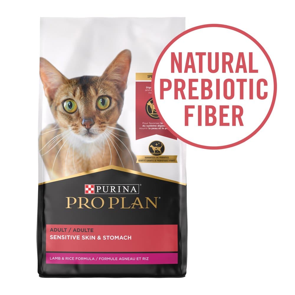 Purina Pro Plan High Protein Sensitive Skin &  Stomach Dry Cat Food ...