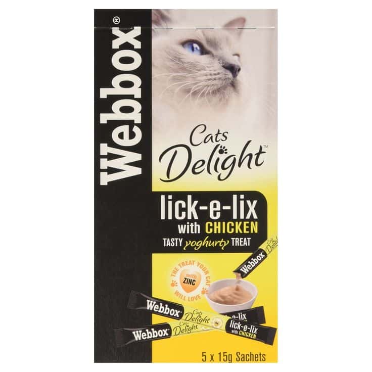 Webbox Cats Delight LickeLix Cat with Chicken #CatFoodWet
