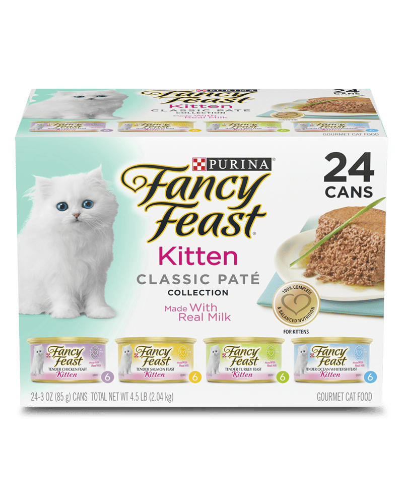 Fancy Feast Kitten Classic Pate Wet Cat Food Variety Pack