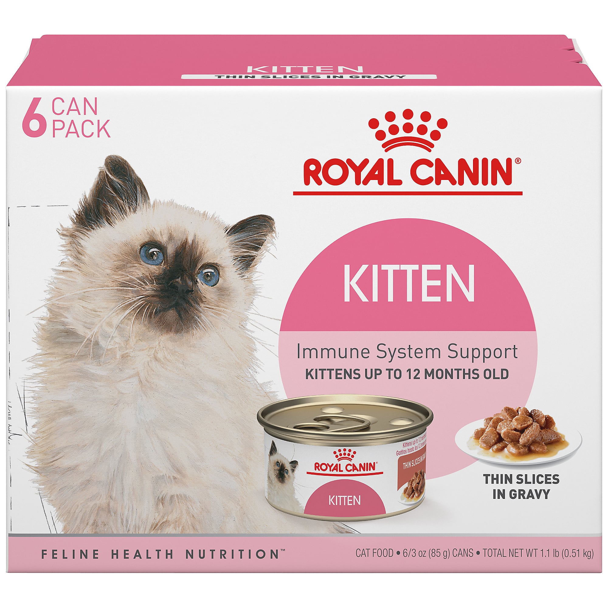 Kitten Thin Slices in Gravy Canned Cat Food