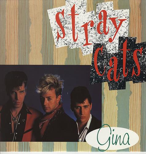 Stray Cats Gina UK 12"  vinyl single (12 inch record / Maxi