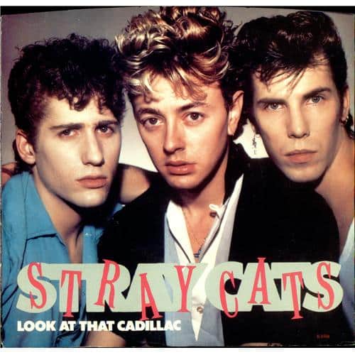 Stray Cats Look At That Cadillac US 7"  vinyl single (7 inch record ...