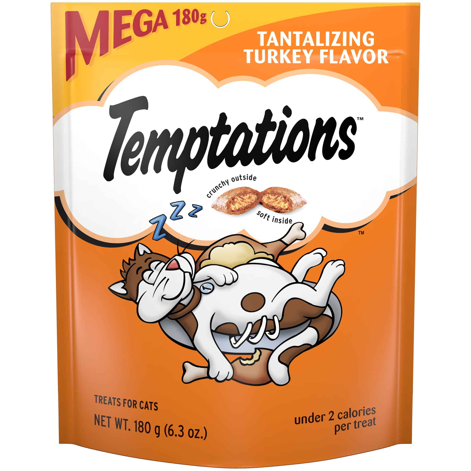 Temptations Classic Cat Treats Tantalizing Turkey Flavor, 6.3 Oz. Pouch ...