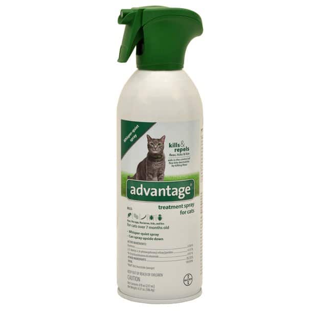 Advantage Flea Tick and Lice Treatment Spray for Cats, 8 oz.